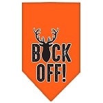 “Buck Off” Cotton Pet Bandana from As You Wish Apparel – Dog Humor Bandana