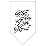“Well Bless Your Heart” Cotton Pet Bandana from As You Wish Apparel – Southern Charm Dog Bandana
