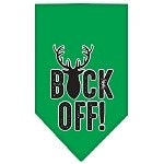 “Buck Off” Cotton Pet Bandana from As You Wish Apparel – Dog Humor Bandana