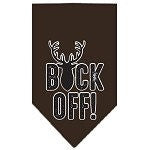 “Buck Off” Cotton Pet Bandana from As You Wish Apparel – Dog Humor Bandana