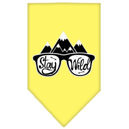“Stay Wild” Cotton Dog Bandana from As You Wish Apparel – Dog Fashion Bandana