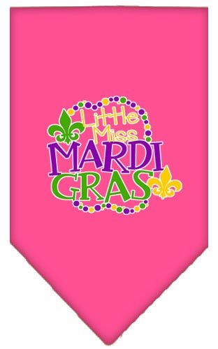 “Little Miss Mardi Gras” Cotton Pet Bandana from As You Wish Apparel – Mardi Gras Dog Bandana