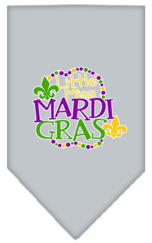 “Little Miss Mardi Gras” Cotton Pet Bandana from As You Wish Apparel – Mardi Gras Dog Bandana