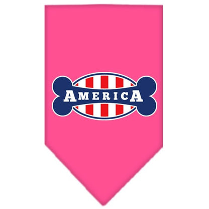 “Bonely In America” Cotton Pet Bandana from As You Wish Apparel – Patriotic Dog Bandana