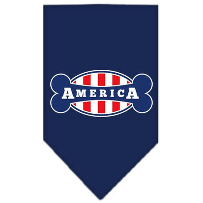 “Bonely In America” Cotton Pet Bandana from As You Wish Apparel – Patriotic Dog Bandana