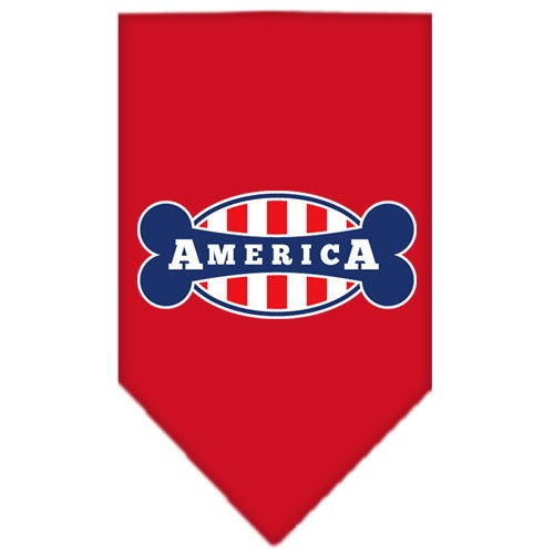 “Bonely In America” Cotton Pet Bandana from As You Wish Apparel – Patriotic Dog Bandana