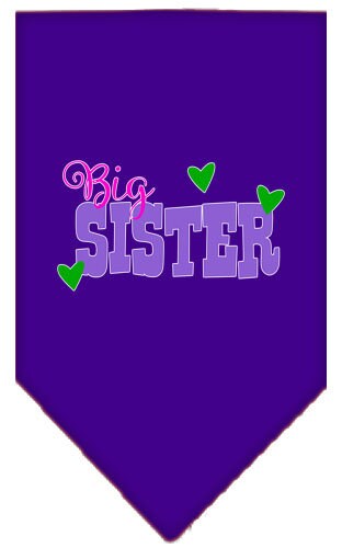 “Big Sister” Cotton Pet Bandana from As You Wish Apparel – Dog Family Bandana