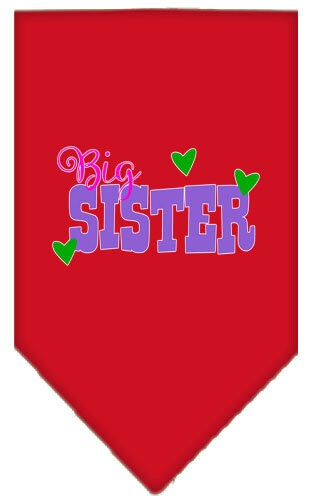 “Big Sister” Cotton Pet Bandana from As You Wish Apparel – Dog Family Bandana