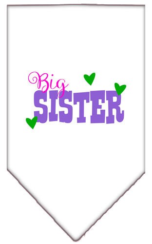 “Big Sister” Cotton Pet Bandana from As You Wish Apparel – Dog Family Bandana