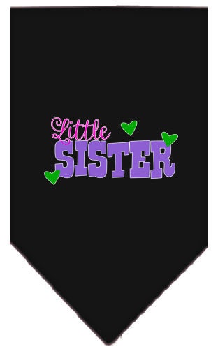 “Little Sister” Cotton Pet Bandana from As You Wish Apparel – Family Dog Bandana