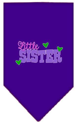 “Little Sister” Cotton Pet Bandana from As You Wish Apparel – Family Dog Bandana
