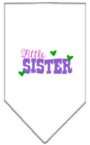 “Little Sister” Cotton Pet Bandana from As You Wish Apparel – Family Dog Bandana