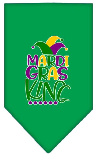 “Mardi Gras King” Cotton Pet Bandana from As You Wish Apparel – Mardi Gras Dog Bandana
