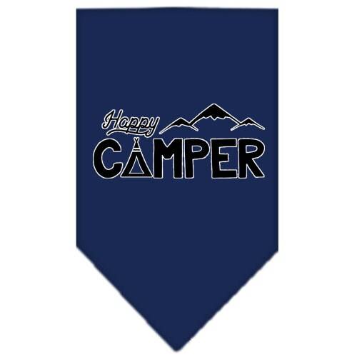 “Happy Camper” Cotton Pet Bandana from As You Wish Apparel – Dog Adventure Bandana