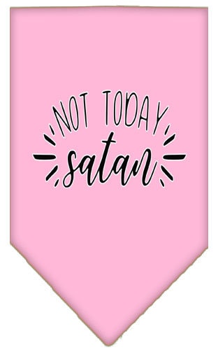 “Not Today Satan” Cotton Pet Bandana from As You Wish Apparel – Dog Humor Bandana
