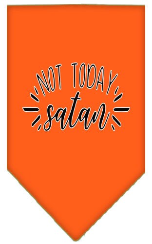 “Not Today Satan” Cotton Pet Bandana from As You Wish Apparel – Dog Humor Bandana