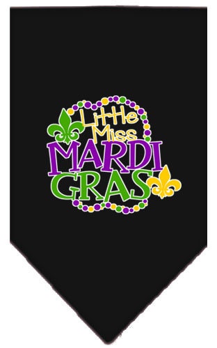 “Little Miss Mardi Gras” Cotton Pet Bandana from As You Wish Apparel – Mardi Gras Dog Bandana