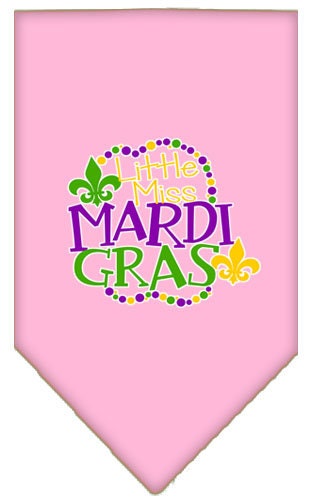 “Little Miss Mardi Gras” Cotton Pet Bandana from As You Wish Apparel – Mardi Gras Dog Bandana