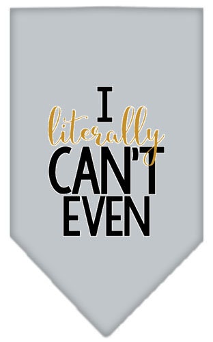 “I Literally Can’t Even” Cotton Pet Bandana from As You Wish Apparel – Dog Humor Bandana