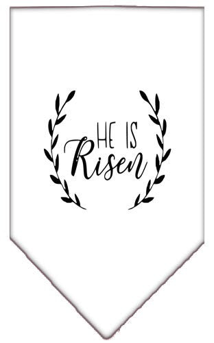 “He Is Risen” Cotton Pet Bandana from As You Wish Apparel – Faith & Easter Dog Bandana