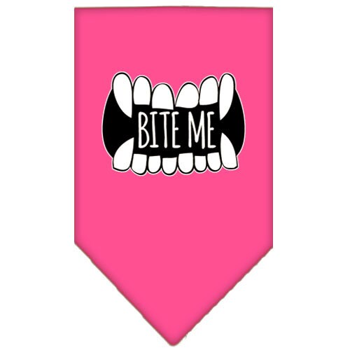 “Bite Me” Cotton Pet Bandana from As You Wish Apparel – Dog Humor Bandana