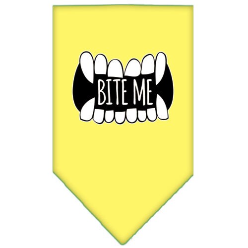 “Bite Me” Cotton Pet Bandana from As You Wish Apparel – Dog Humor Bandana