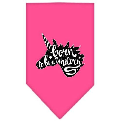 “Born To Be A Unicorn” Cotton Pet Bandana from As You Wish Apparel – Dog Fantasy Bandana