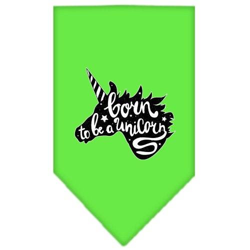 “Born To Be A Unicorn” Cotton Pet Bandana from As You Wish Apparel – Dog Fantasy Bandana