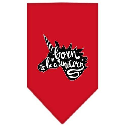 “Born To Be A Unicorn” Cotton Pet Bandana from As You Wish Apparel – Dog Fantasy Bandana