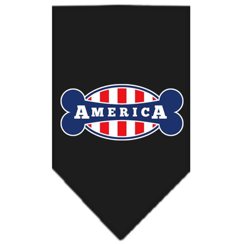 “Bonely In America” Cotton Pet Bandana from As You Wish Apparel – Patriotic Dog Bandana