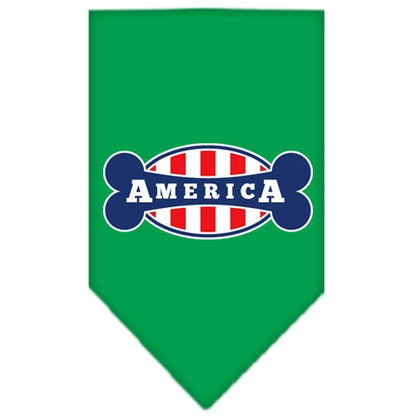 “Bonely In America” Cotton Pet Bandana from As You Wish Apparel – Patriotic Dog Bandana