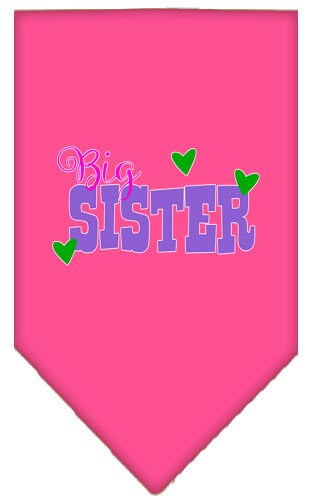 “Big Sister” Cotton Pet Bandana from As You Wish Apparel – Dog Family Bandana