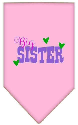 “Big Sister” Cotton Pet Bandana from As You Wish Apparel – Dog Family Bandana