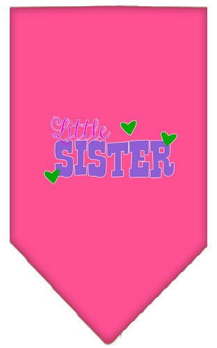 “Little Sister” Cotton Pet Bandana from As You Wish Apparel – Family Dog Bandana