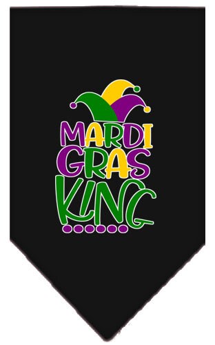 “Mardi Gras King” Cotton Pet Bandana from As You Wish Apparel – Mardi Gras Dog Bandana
