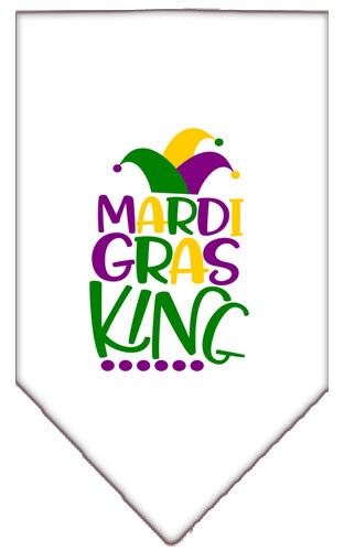 “Mardi Gras King” Cotton Pet Bandana from As You Wish Apparel – Mardi Gras Dog Bandana