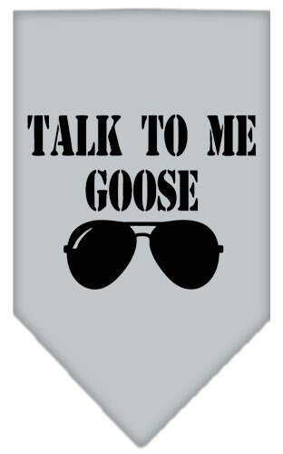 “Talk To Me Goose” Cotton Pet Bandana from As You Wish Apparel – Dog Humor Bandana