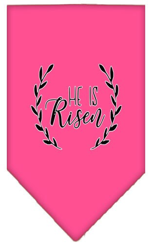 “He Is Risen” Cotton Pet Bandana from As You Wish Apparel – Faith & Easter Dog Bandana