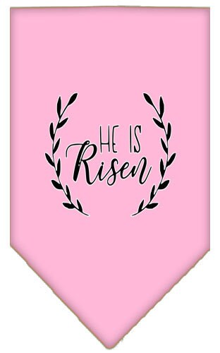 “He Is Risen” Cotton Pet Bandana from As You Wish Apparel – Faith & Easter Dog Bandana