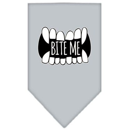 “Bite Me” Cotton Pet Bandana from As You Wish Apparel – Dog Humor Bandana