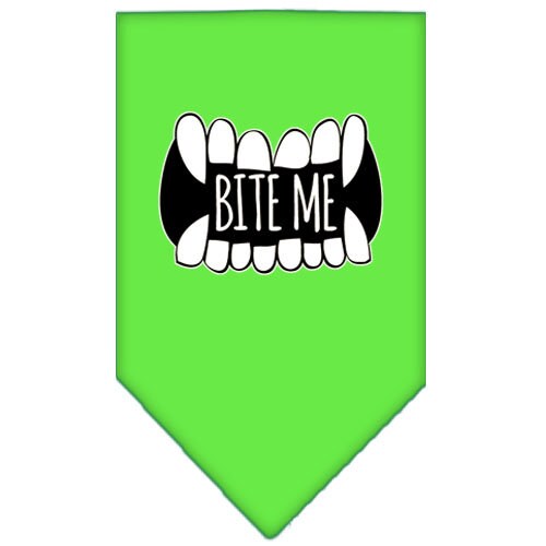 “Bite Me” Cotton Pet Bandana from As You Wish Apparel – Dog Humor Bandana