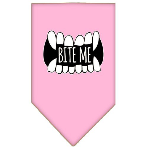 “Bite Me” Cotton Pet Bandana from As You Wish Apparel – Dog Humor Bandana
