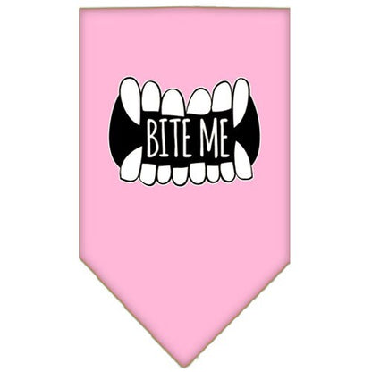 “Bite Me” Cotton Pet Bandana from As You Wish Apparel – Dog Humor Bandana