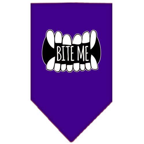“Bite Me” Cotton Pet Bandana from As You Wish Apparel – Dog Humor Bandana