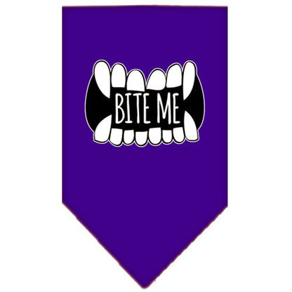 “Bite Me” Cotton Pet Bandana from As You Wish Apparel – Dog Humor Bandana