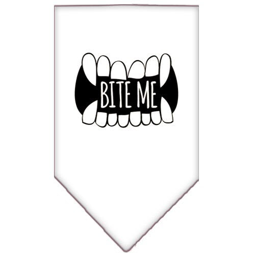 “Bite Me” Cotton Pet Bandana from As You Wish Apparel – Dog Humor Bandana