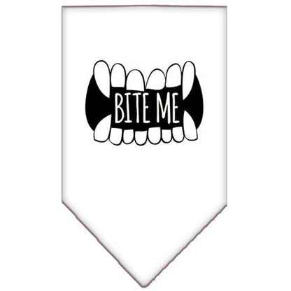 “Bite Me” Cotton Pet Bandana from As You Wish Apparel – Dog Humor Bandana