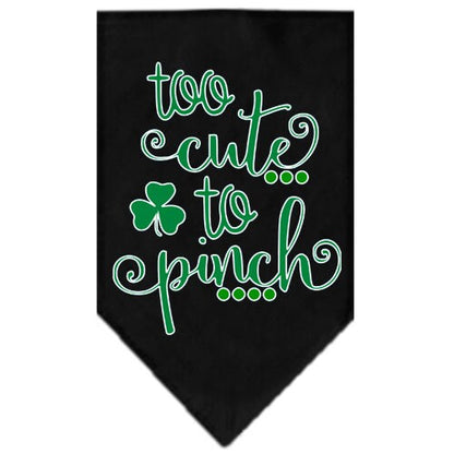 “Too Cute To Pinch” Cotton Pet Bandana from As You Wish Apparel – St. Patrick’s Day Dog Bandana