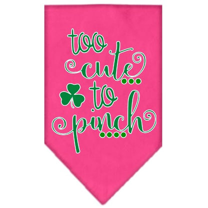 “Too Cute To Pinch” Cotton Pet Bandana from As You Wish Apparel – St. Patrick’s Day Dog Bandana