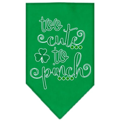 “Too Cute To Pinch” Cotton Pet Bandana from As You Wish Apparel – St. Patrick’s Day Dog Bandana